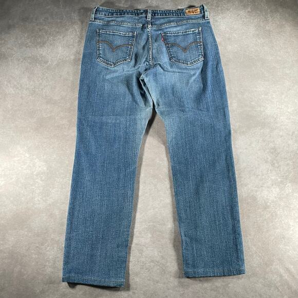 Women’s Levi’s Mid Rise Skinny Medium Wash Denim Jeans - Picture 1 of 7